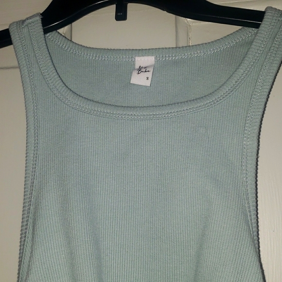 Ariel Sage Drawstring Dress - Picture 3 of 4